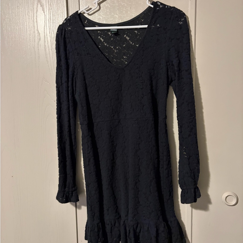 Wild Fable Black Long Sleeve Dress